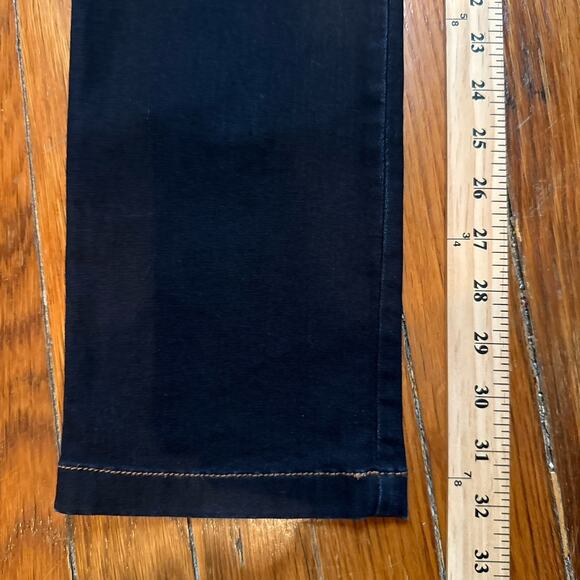 Escada Women's Jeans Dark Blue Wash Slim Skinny Mid Rise Size 8 30x32 Super Soft - Picture 7 of 14